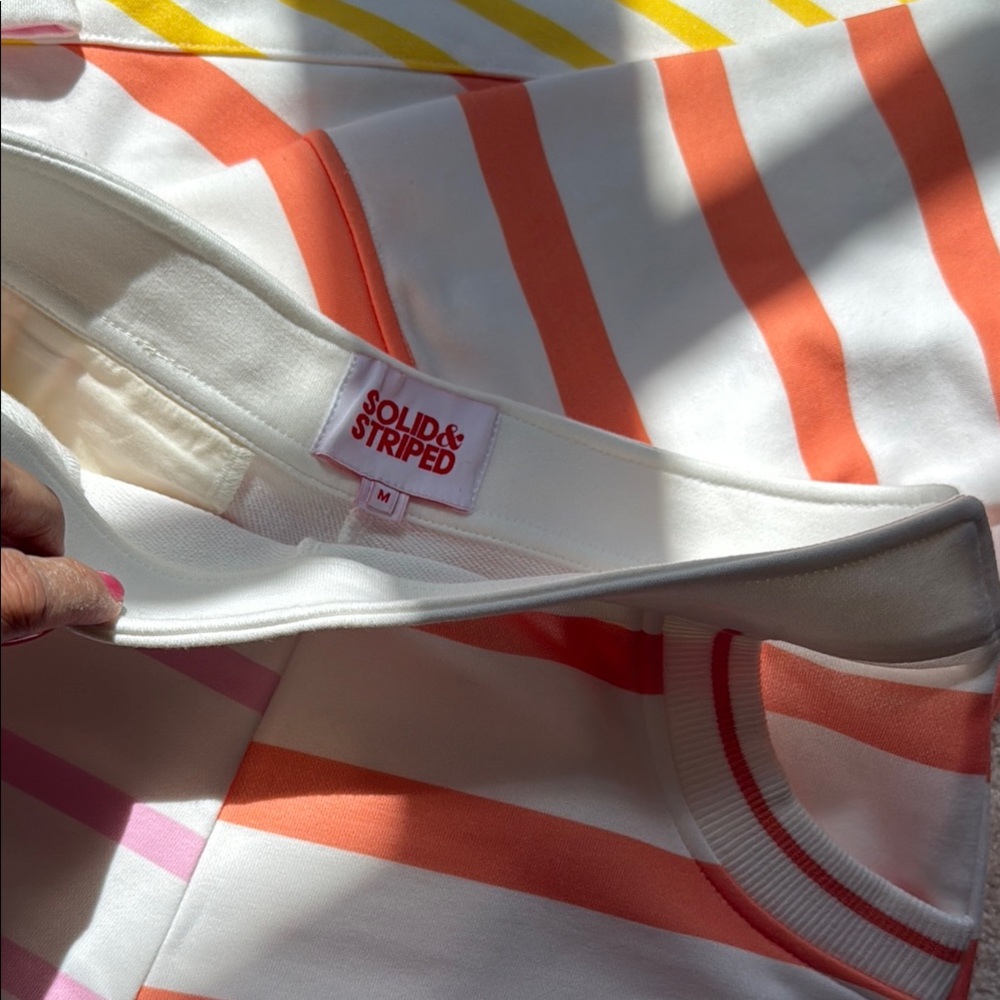 Solid & Striped Striped Pullover And Shorts Set - image 3